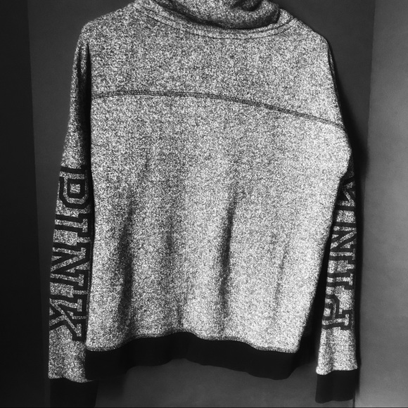 Victoria’s Secret Black & Gray Cowl Neck Pull Over - Picture 4 of 4